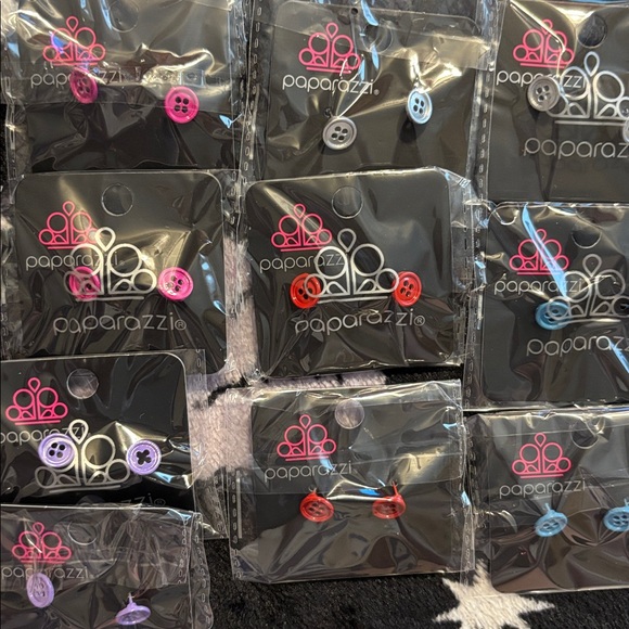 Button earrings - Picture 4 of 4